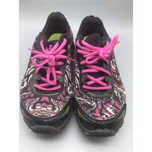 UNDER ARMOUR GGS MICRO G NITROUS KIDS RUNNING SHOES 5.5 Y EUR 38 BLACK PINK